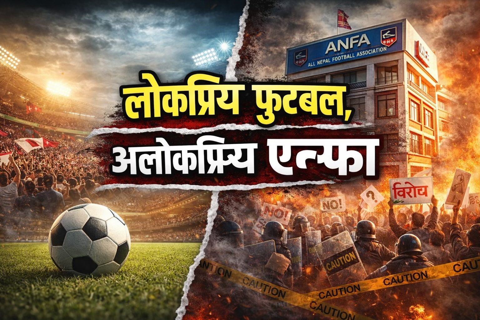  लोकप्रिय फुटबल, ‘अलोकप्रिय’ एन्फा